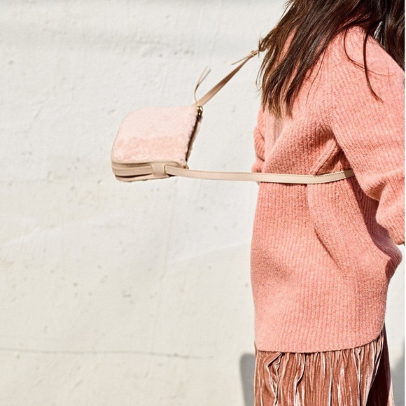Madewell Northfield pink mockneck sweater - Picture 6 of 16